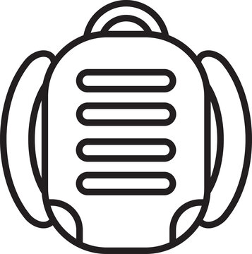 recommend clip art: Backpack Icon Line Art
                    