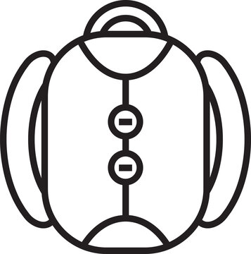 recommend clip art: School Bag Icon Line Art
                    