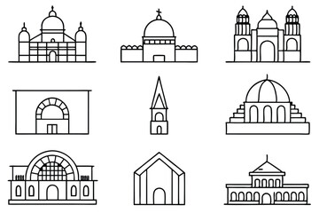 Architectural Sketches Line Art Step by Step