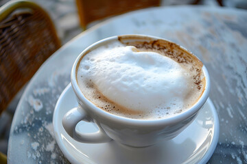 cup of cappuccino