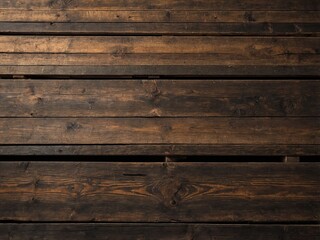 Rustic Wooden Pallet Resting on Aged Table.