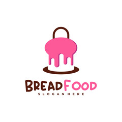 Bread Shop logo vector template, Creative Shop Bread logo design concepts