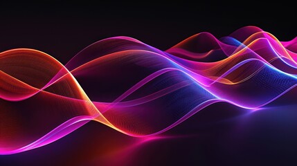Abstract Waves of Color and Light