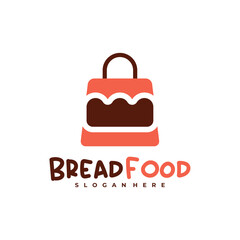Bread Shop logo vector template, Creative Shop Bread logo design concepts