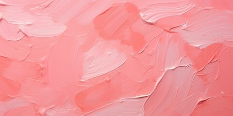Fototapeta premium Pink and white oil paint textured background