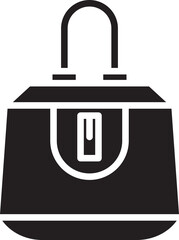 Fashion Bag Glyph Icon