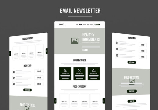 Wireframe Landing Page