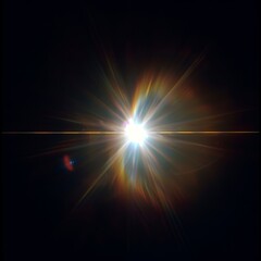 Obraz premium Bright Light Burst with Star Flare