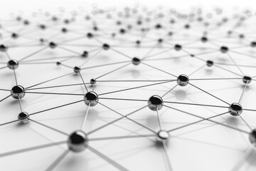 An abstract representation of interconnected nodes forming a secure blockchain network. Illustration on a clear white background --ar 3:2 --style raw Job ID: 9e81467a-81aa-4d04-b6c4-b707d4a2ab01