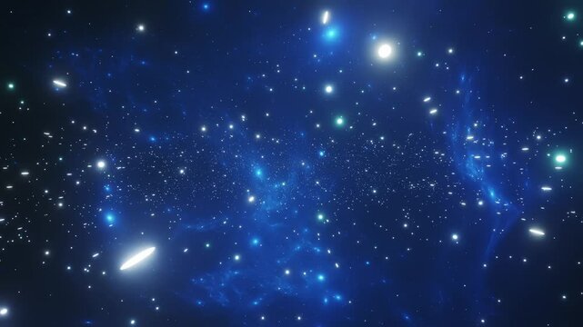 Nebula nad galaxy in deep space