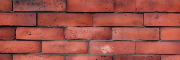 Obraz premium Weathered red brick wall texture background