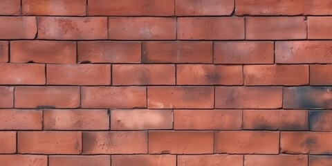 Weathered red brick wall texture with a rough grunge look