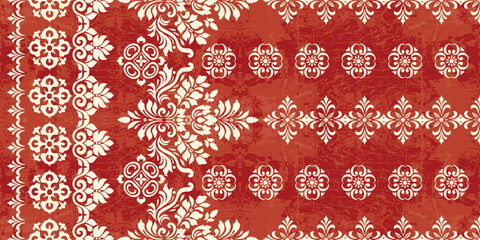 Motifs African boho paisley Floral Ikat pattern embroidery border. Ethnic ikat floral Ethnic Indian Pattern Ikat pattern Ethnic Pattern.Border indian floral Aztec embroidery border seamless patterns.