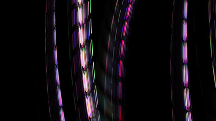 Digital Wallpaper Gaming Streaming Background Futuristic Abstract Neon Overlay Effect