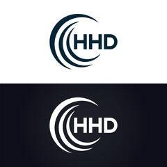 HHD logo. H H D design. White HHD letter. HHD, H H D letter logo design. H H D letter logo design in GOLD, GOLDEN LOGO, THREE, style. letter logo set in one artboard. H H D letter logo vector design.