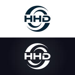 HHD logo. H H D design. White HHD letter. HHD, H H D letter logo design. H H D letter logo design in GOLD, GOLDEN LOGO, THREE, style. letter logo set in one artboard. H H D letter logo vector design.