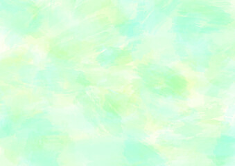 グリーンの水彩風背景