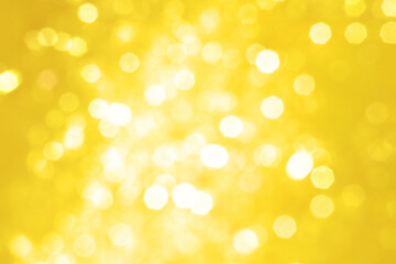 Obraz premium 金色のたまぼけ背景