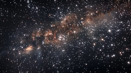 Vast expanse of the Milky Way galaxy filled with countless bright stars and nebulae providing a dark, deep space background for scientific or technological themes.
