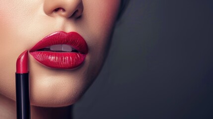 Obraz premium Cosmetics enhance women s beauty