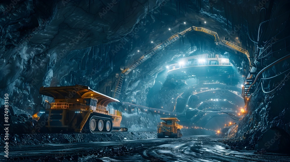 Poster Futuristic Automated Mining with Real Time Resource Tracking and Management