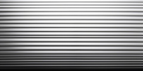 Obraz premium Seamless pattern of silver corrugated metal roller shutter door texture