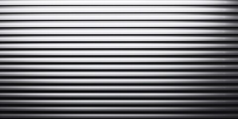 Abstract Image of Horizontal Silver Blinds with Light and Shadow Patterns