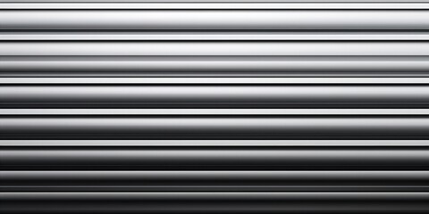 Seamless pattern of horizontal blinds with a glossy silver surface
