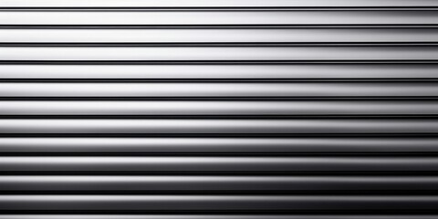 Seamless pattern of shiny horizontal silver metal blinds with beveled edges