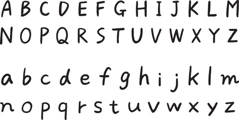 手書きアルファベット © yui