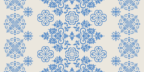 Motifs African boho paisley Floral Ikat pattern embroidery border. Ethnic ikat floral Ethnic Indian Pattern Ikat pattern Ethnic Pattern.Border indian floral Aztec embroidery border seamless patterns.