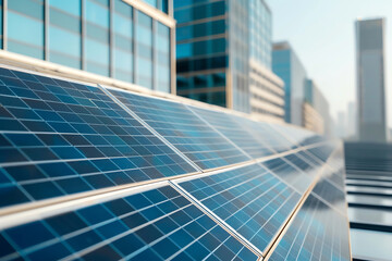 Fototapeta premium Harness the power of the sun with our cutting-edge solar panel technology. Generate clean, renewable energy for your home or business and reduce your carbon footprint.