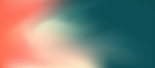 Green blurred gradient background design. minimalist background bright wallpaper with colorful gradient shapes