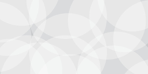 Abstract background with white and gray and geometric style with circle shape design.  Banner web template abstract white square shape with futuristic shape design