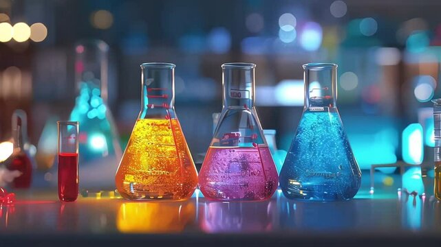 lab chemistry or science research and development concept