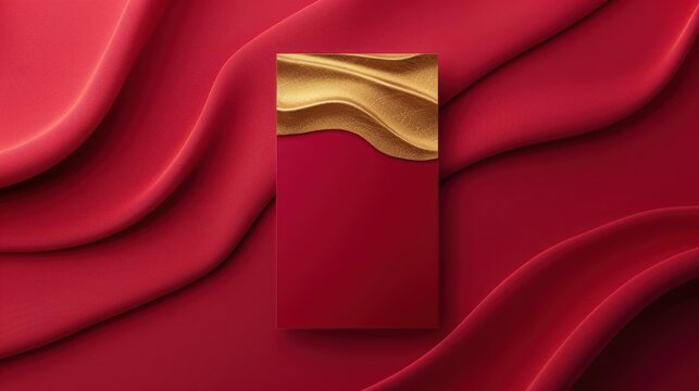 Exclusive Pass An exclusive pass with gold foil accents, dark red background