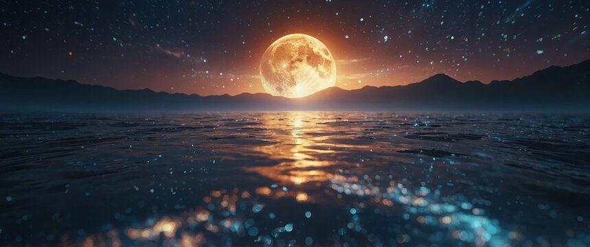 Celestial tranquility invites immersion in beauty wallpaper.