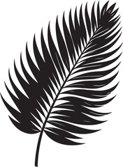 Obraz premium rawan leaf Image, Stock Silhouette, vector black color silhouette