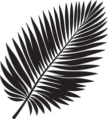 Obraz premium rawan leaf Image, Stock Silhouette, vector black color silhouette