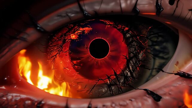 the devil's eye look. generative ai 