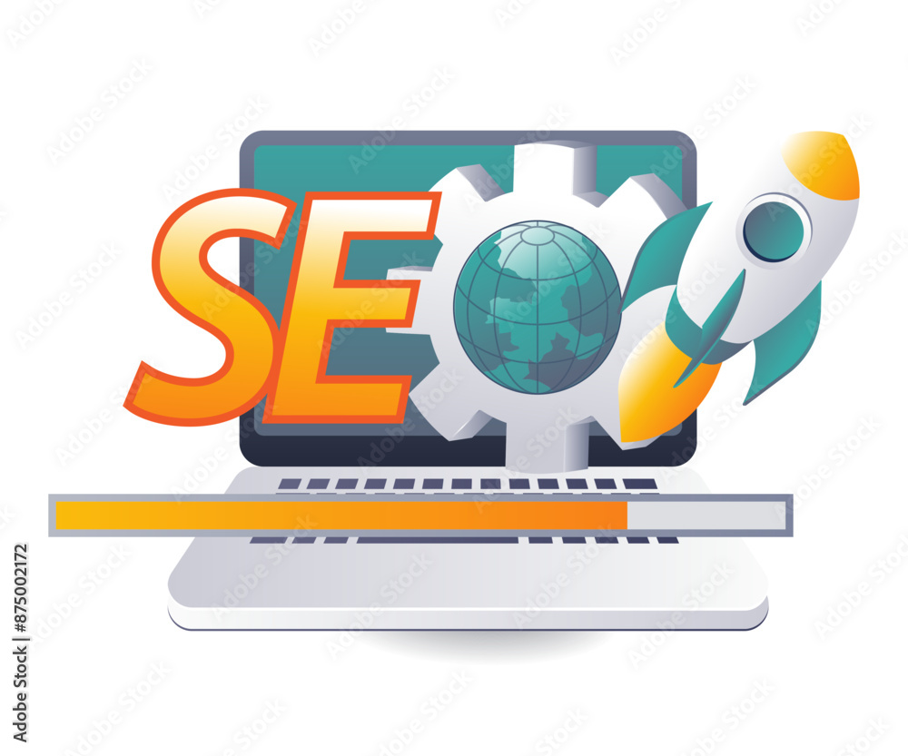 Poster SEO Optimization in Technological System Processes
