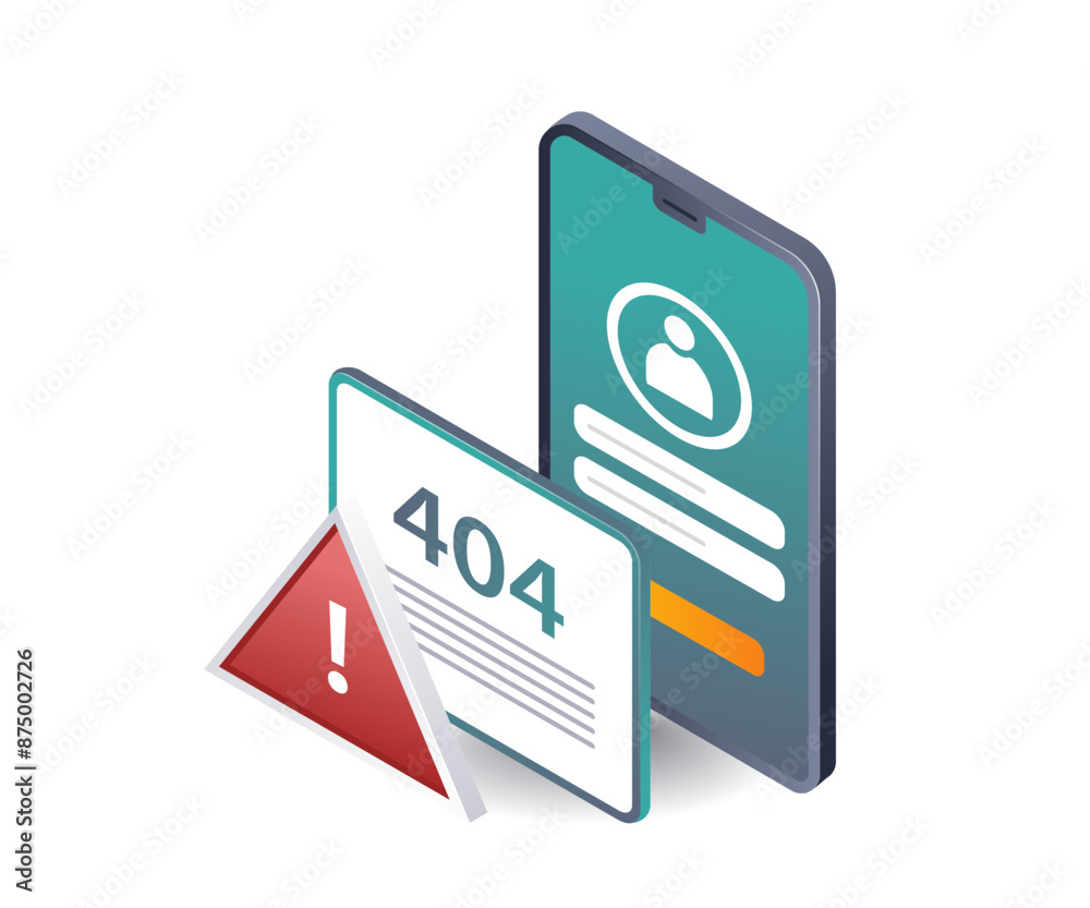 Poster Troubleshooting Error 404 on Your Smartphone