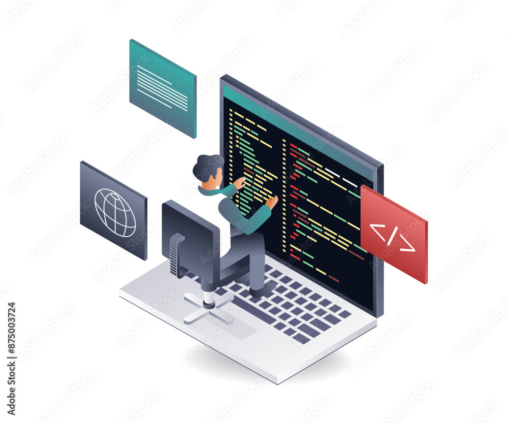 Poster Programmers Developing Web Applications