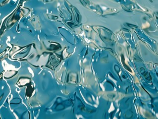 Shimmering Cool Abstract Background of Water Reflections Sparkling and Luminous