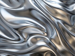 Cool Silver Brushed Metal Abstract Background Texture Pattern Concept Illustration