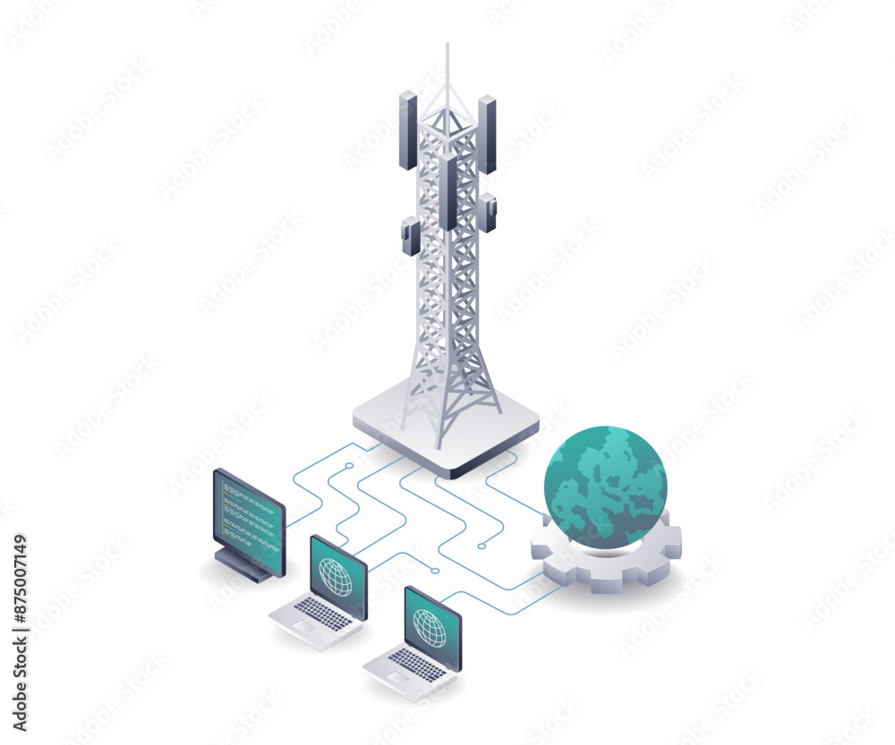 Poster Network Integration of Computer Towers for Information Technology and Data