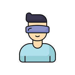 VR vector icon