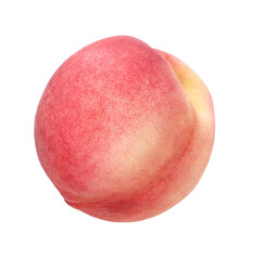 pink peach fruit isolated, transparent PNG, PNG format