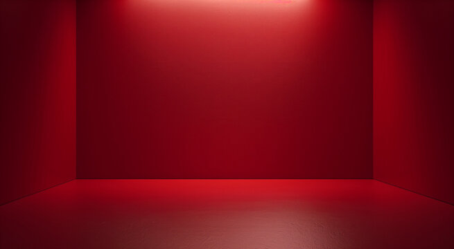 empty red room