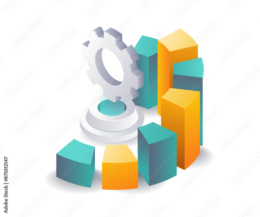 Poster developing business processes for startup expansion